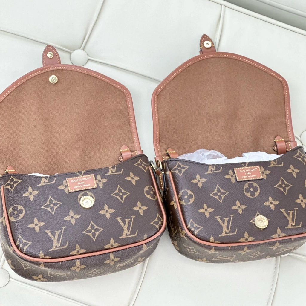 Louis Vuitton Solo Monogram Canvas Shoulder Bag Crossbody S