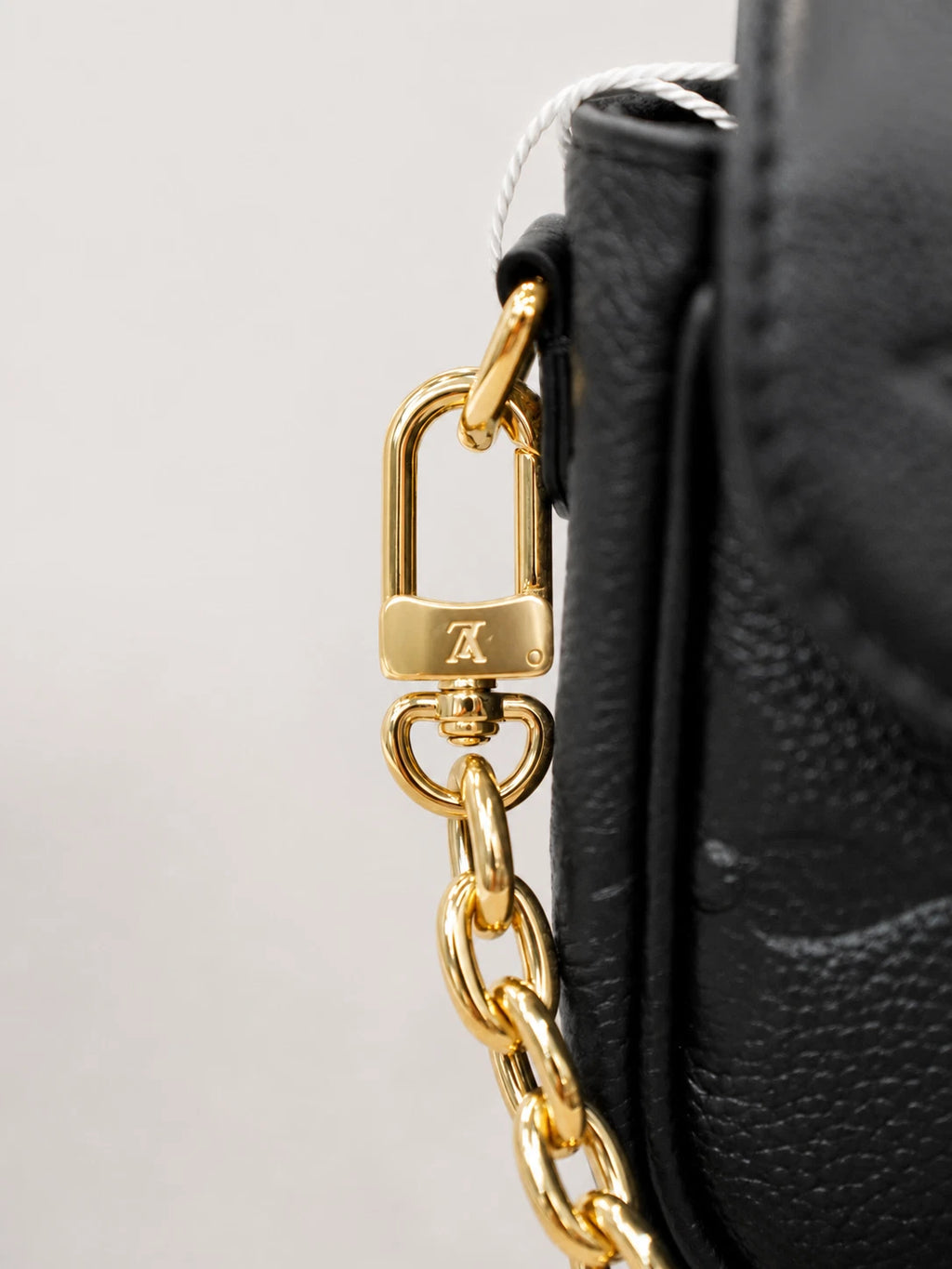 Louis Vuitton Ivy Chain Monogram Empreinte Black Gold Shoulder Bag Chain Bag