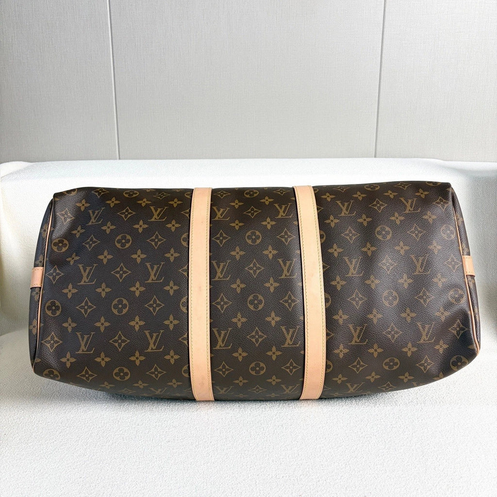 Louis Vuitton Keepall50 Top Handle Shoulder Bag Unisex Adults Monogram