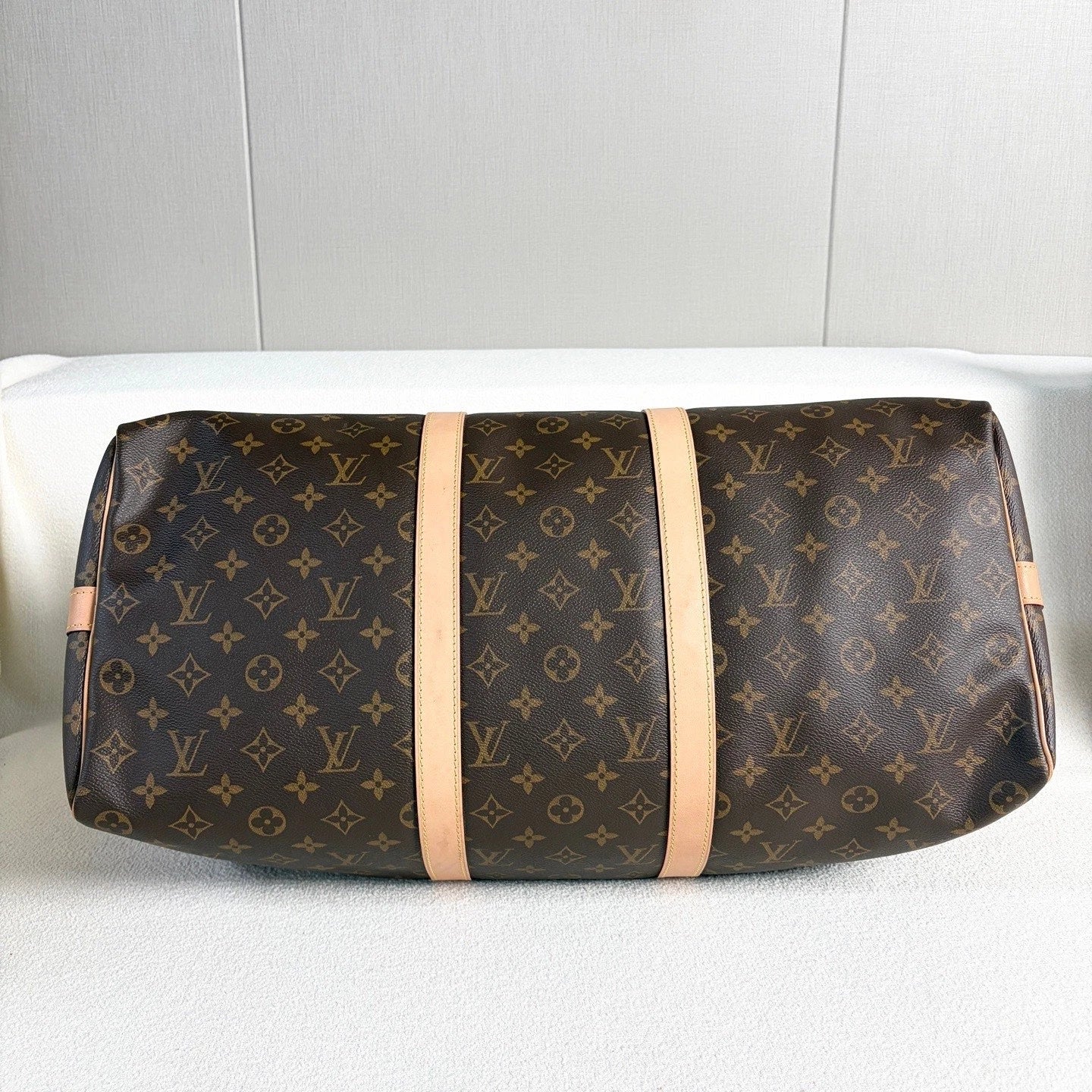 Louis Vuitton Keepall50 Top Handle Shoulder Bag Unisex Adults Monogram