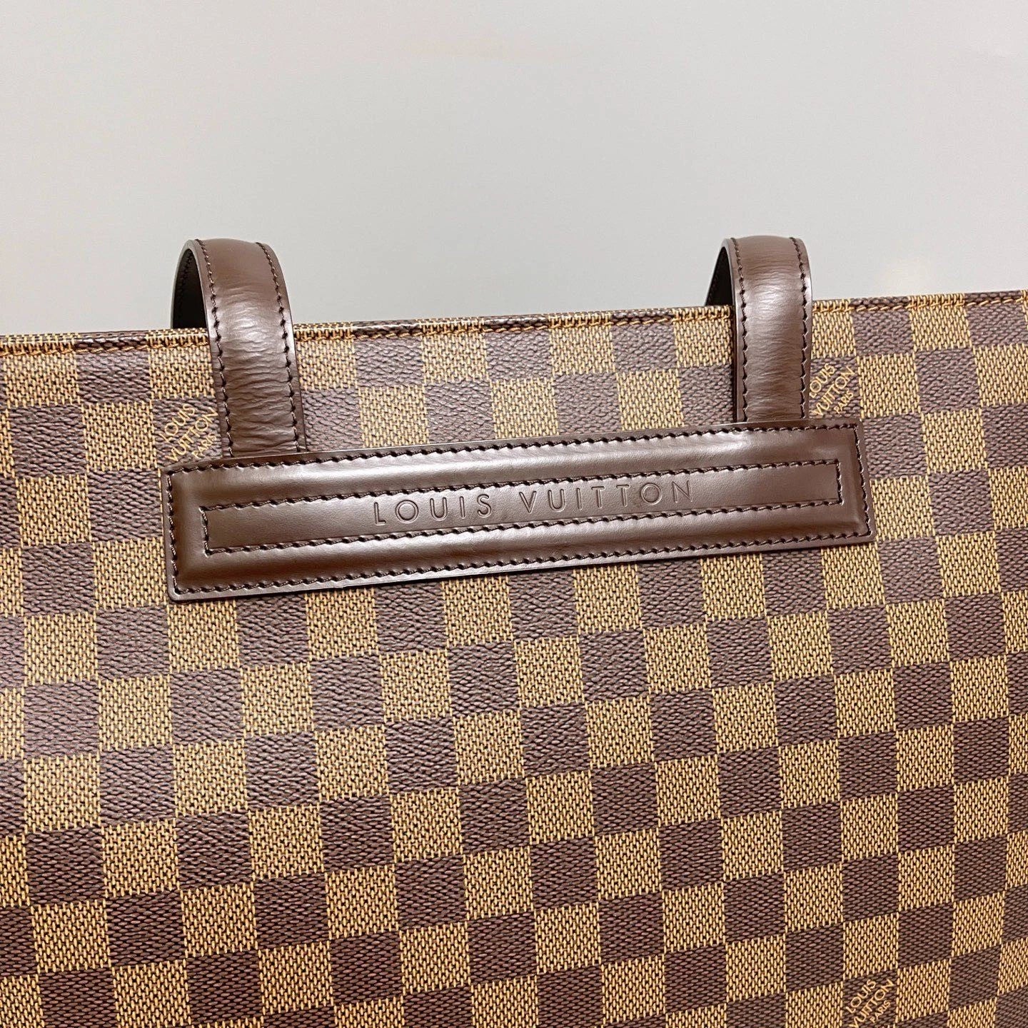 Authentic Louis Vuitton Parioli Damier Ebene Shoulder Bag Brown