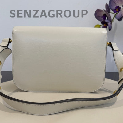 Gucci Horsebit 1955 Messenger Bag in White - Classic Women's Shoulder Bag
