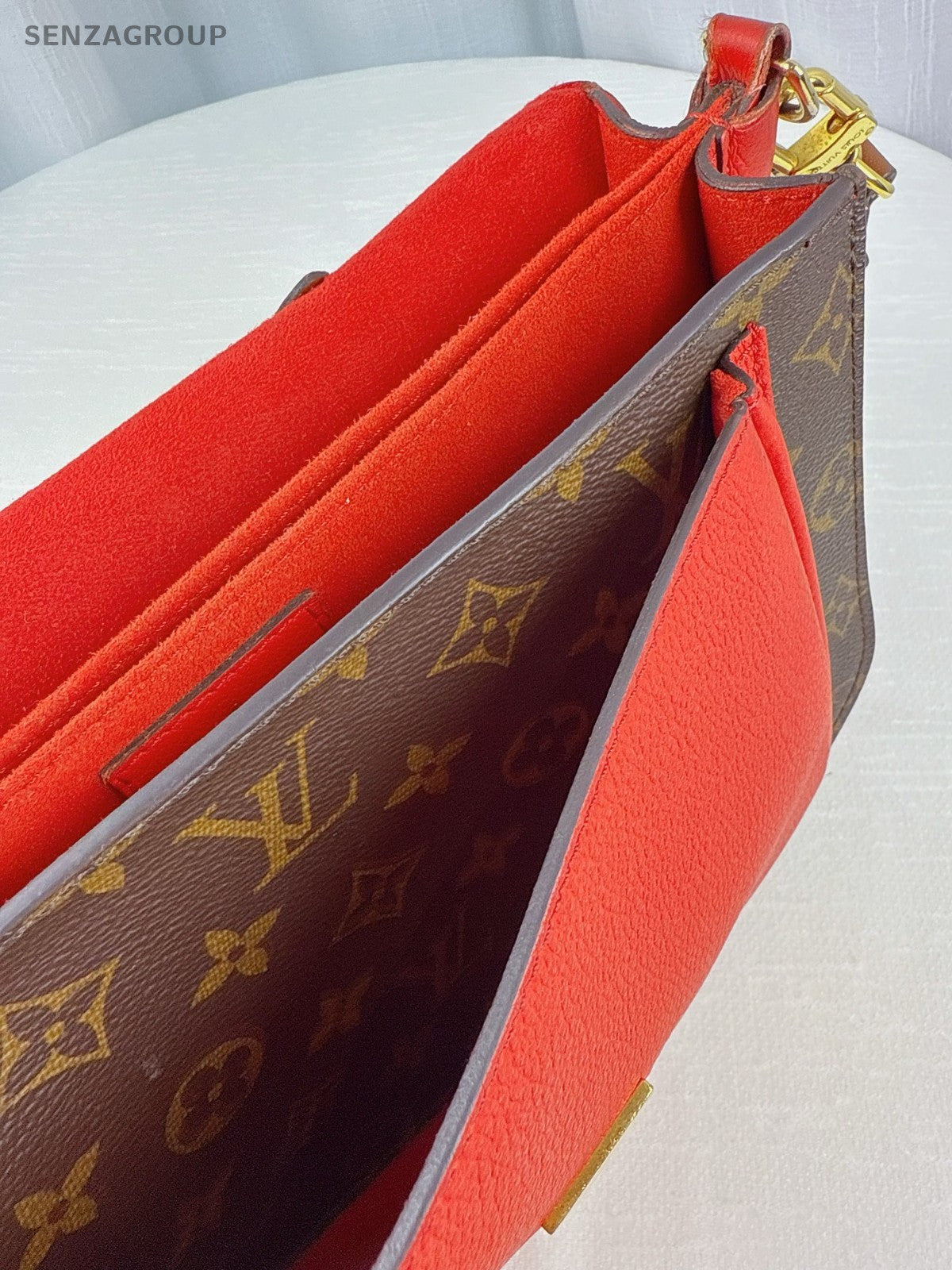 Louis Vuitton Vaugirard Monogram Shoudler bag Top Handle Women Brown