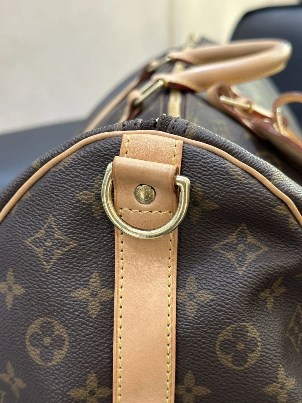 Louis Vuitton Canvas Keepall60 Travel Bag For Women