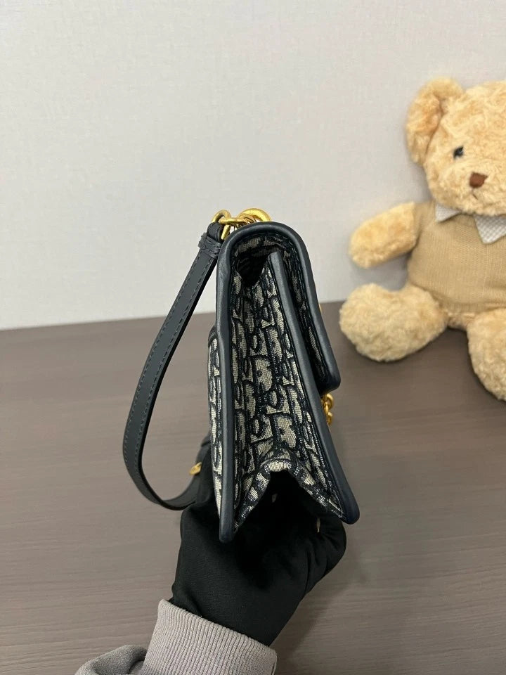 Christian Dior Montaigne30 MM Chain Shoulder Bag Crossbody Women