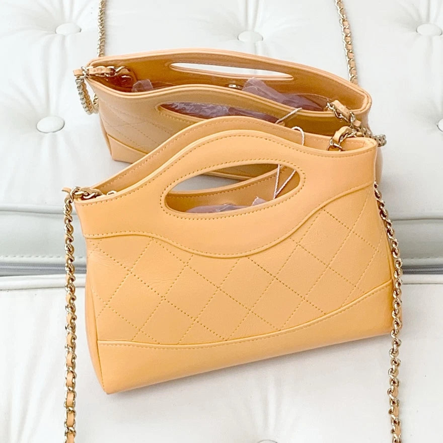 Chanel 31Bag Nano Chain Shoulder Bag Crossbody Lambskin Women Classic S