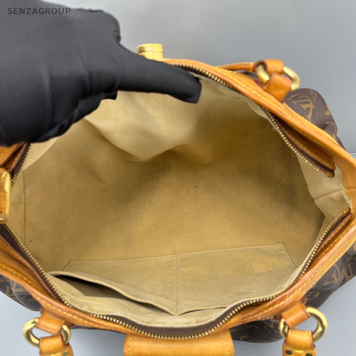 Louis Vuitton Boetie Monogram Top Handle Bag Shoulder Bag Women Classic Vintage