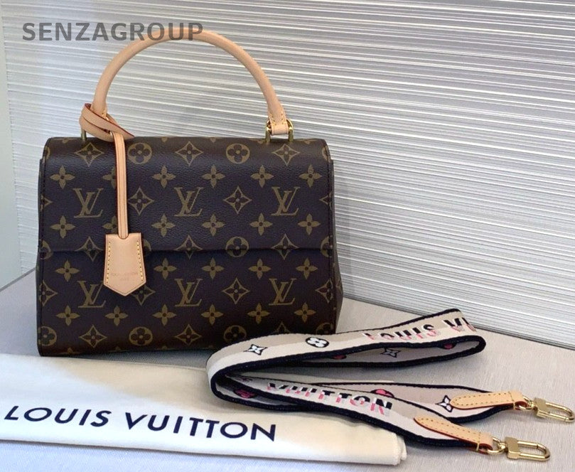 Louis Vuitton Cluny bb Top Handle Monogram2way Shoulder Handbag Almost Brand NEW