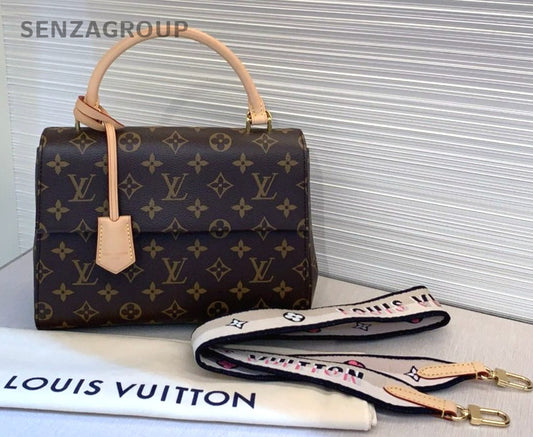 Louis Vuitton Cluny bb Top Handle Monogram2way Shoulder Handbag Almost Brand NEW