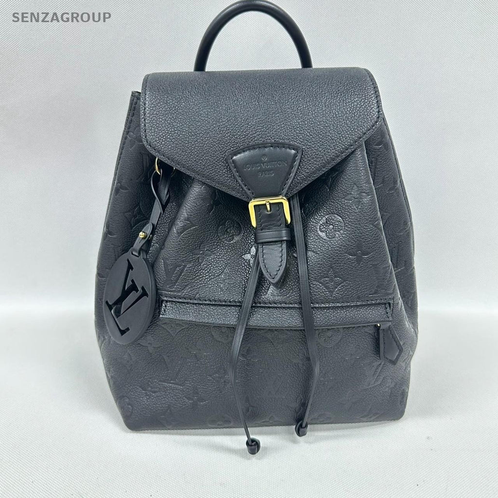 Louis Vuitton Montsouris Small Black Monogram Empreinte
