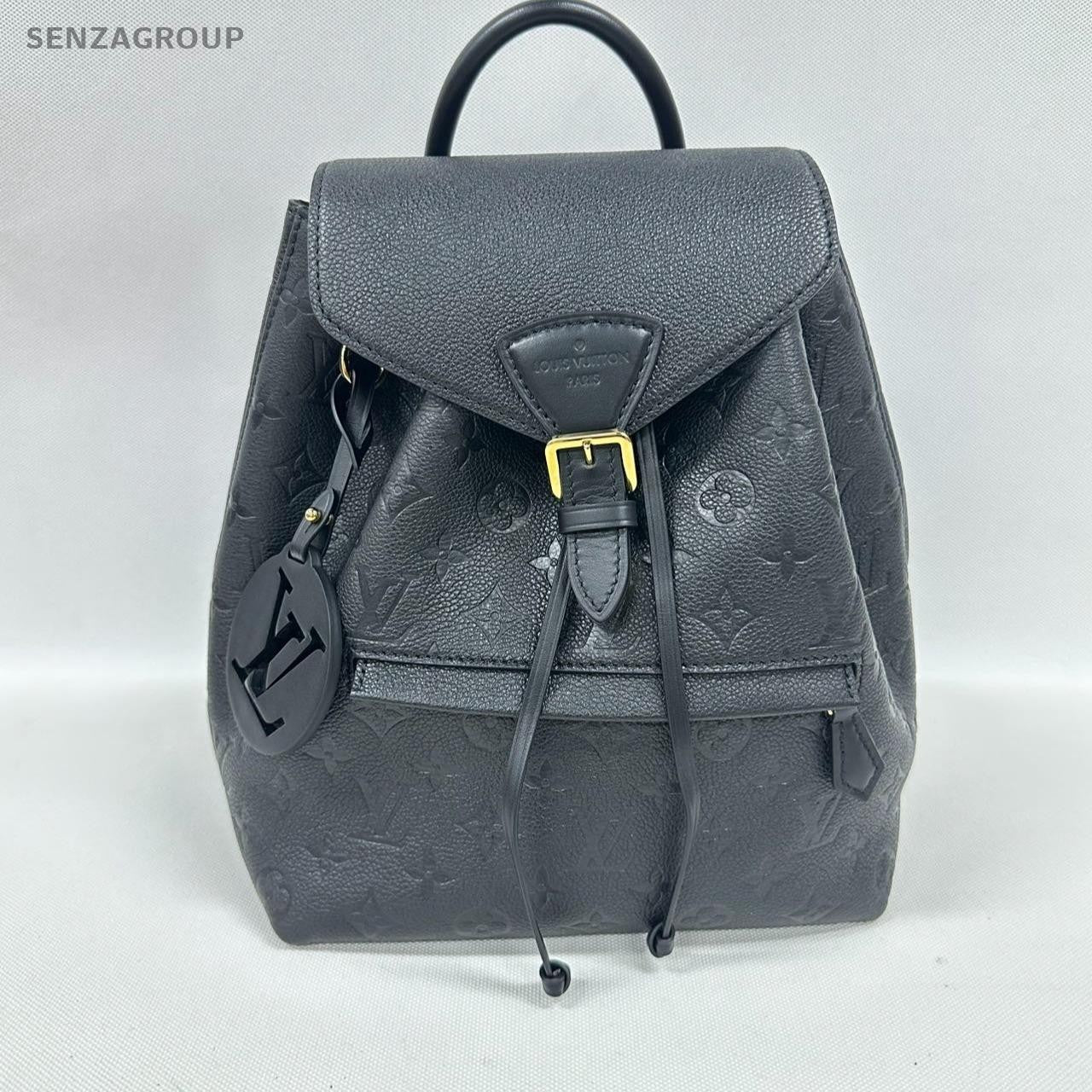 Louis Vuitton Montsouris Small Black Monogram Empreinte