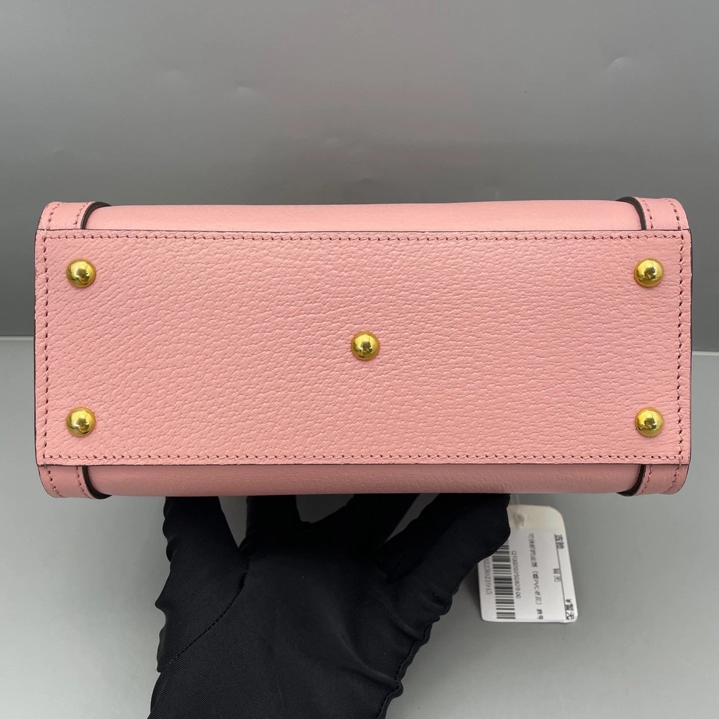 GUCCI Leather Diana Bamboo Mini Top Handle Bag For Women
