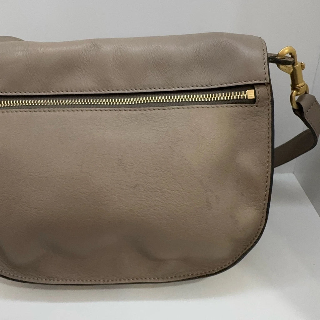 Chloe Leather Women Elephant Grey Shoulder Crossbody Bag