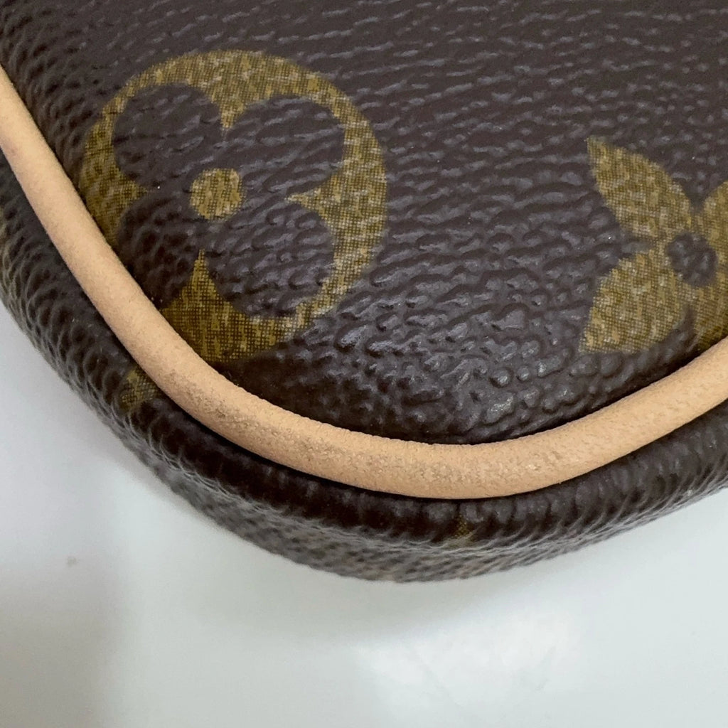 Louis Vuitton Pochette Cancun Monogram Canvas Mini Crossbody Waist Pouch Bag