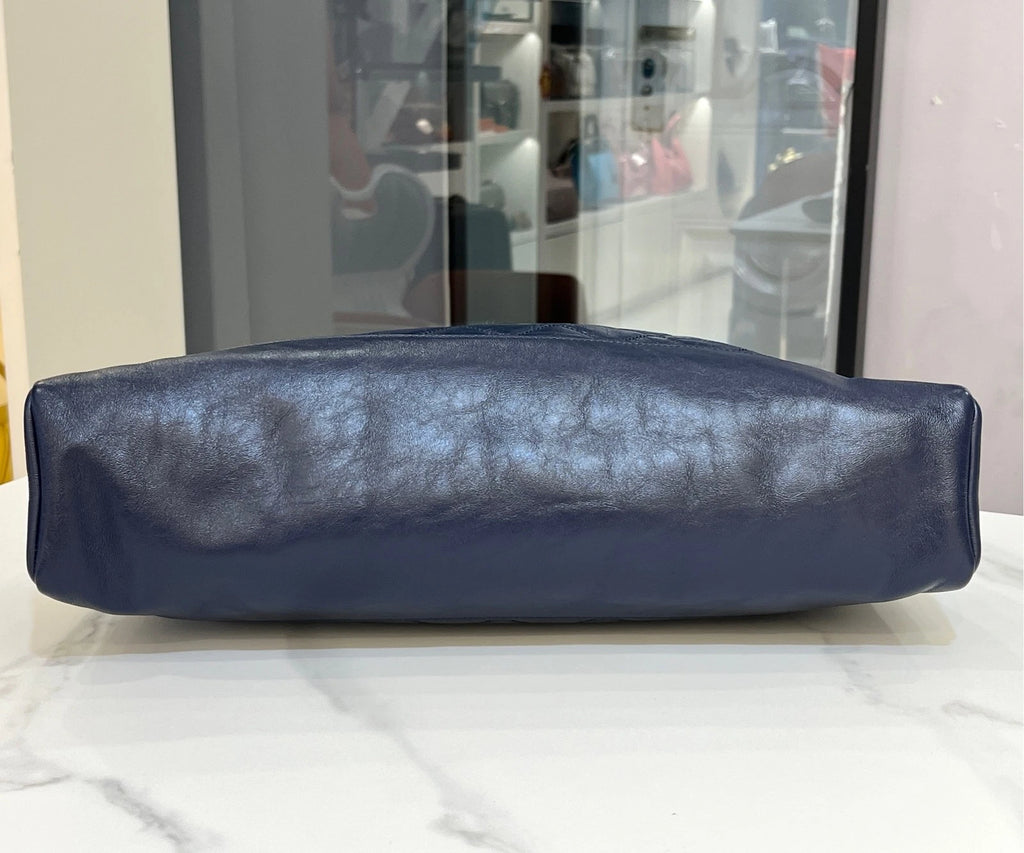 CHANEL 31Bag Large Navy Shoulder Bag For Women