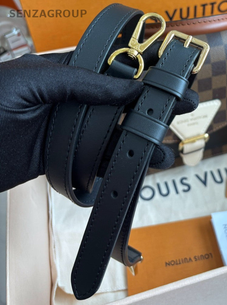 Louis Vuitton Damier Ebene Top Handle 2WAY Shoulder bag Almost Brand NEW