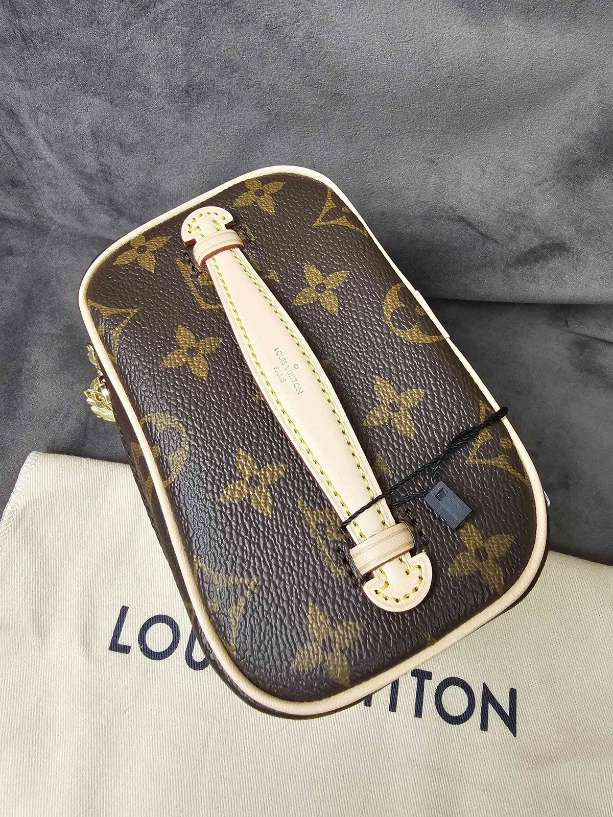 Louis Vuitton Brown Monogram Canvas Nice Nano Cosmetic Pouch Women