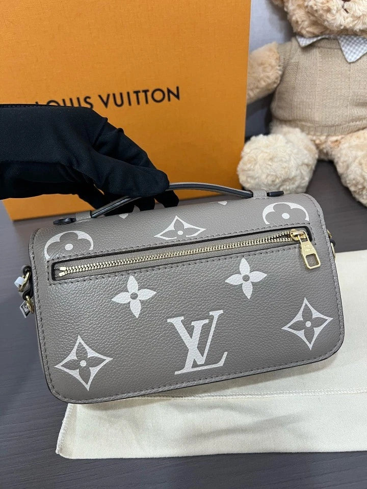 Louis Vuitton East West Pochette Metis Gray Mini Messenger Crossbody