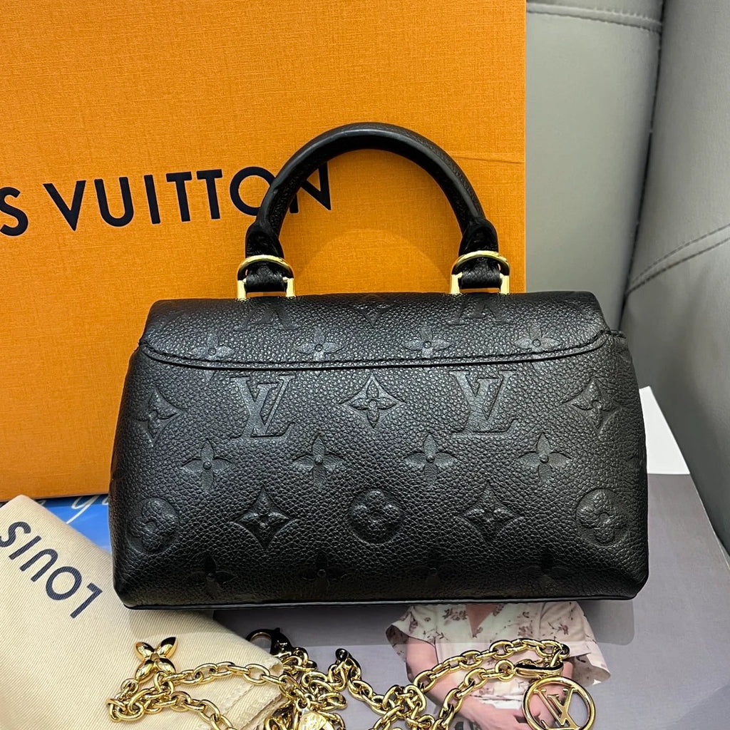 Louis Vuitton Madeleine Black Gold Crossbody Top Handle Excellent