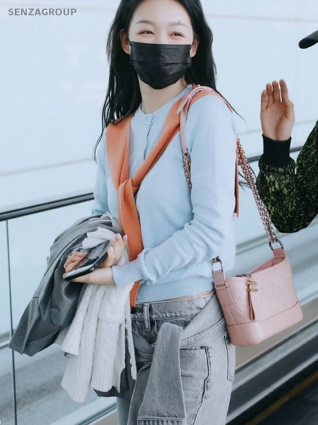 CHANEL Gabrielle Chain Sakura Pink Gold Shoulder bag Crossbody