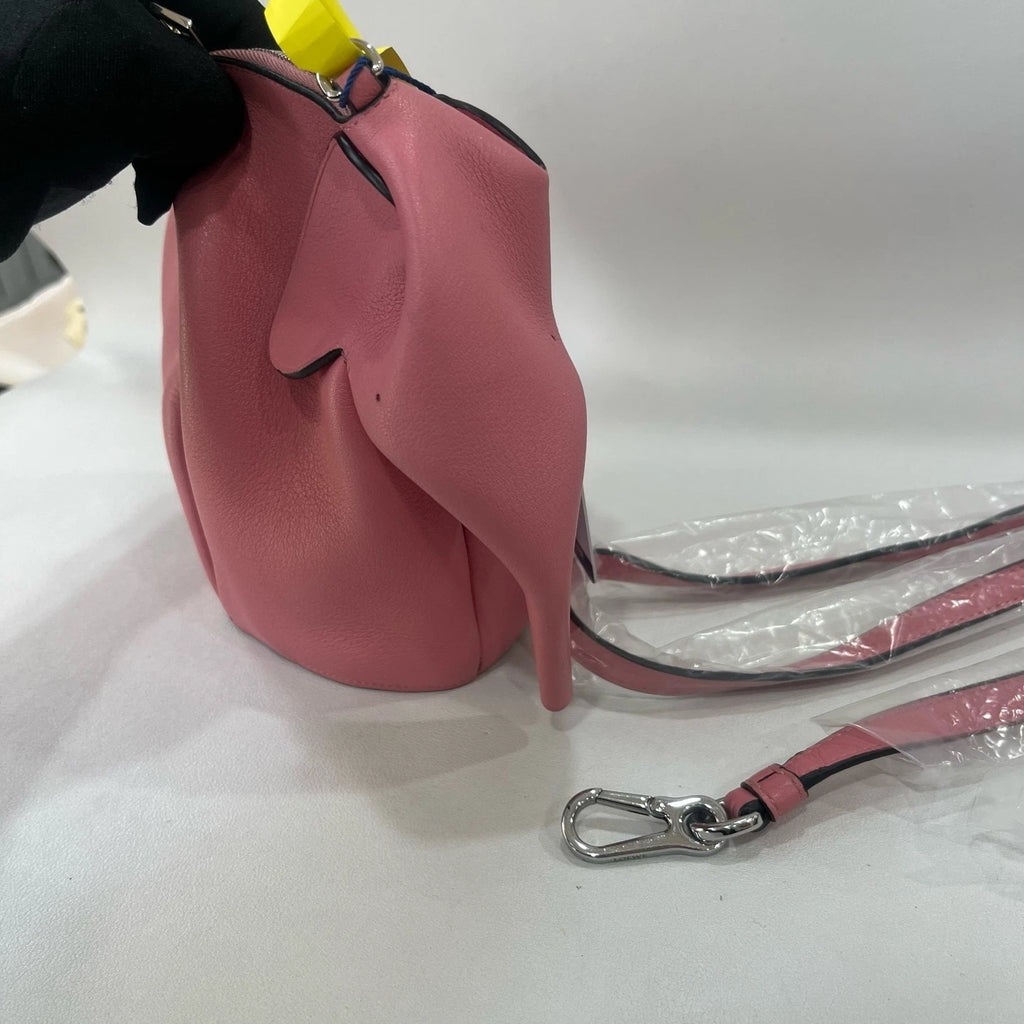Loewe Pink Leather Elephant Crossbody Bag For Women
