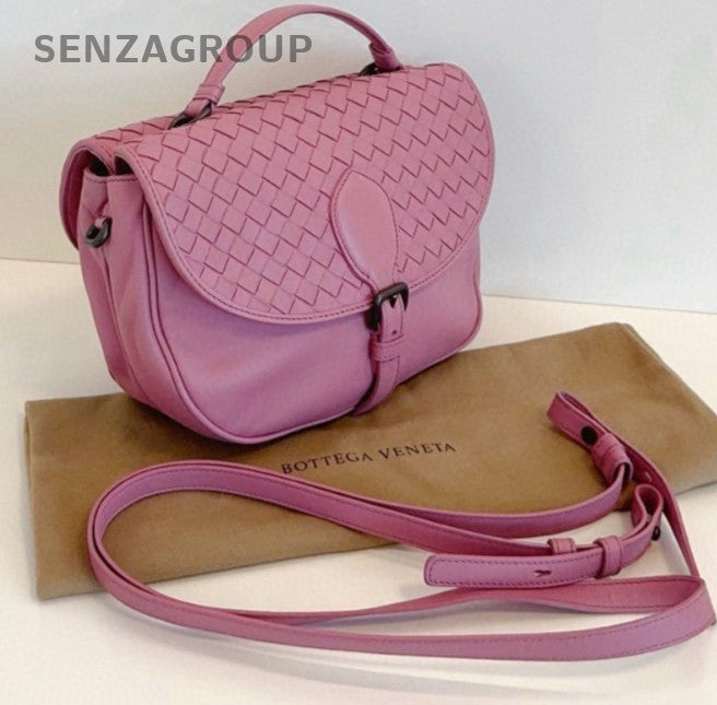 Bottega Veneta Classic Intrecciato Pink Shoulder bag Crossbody Almost brand NEW