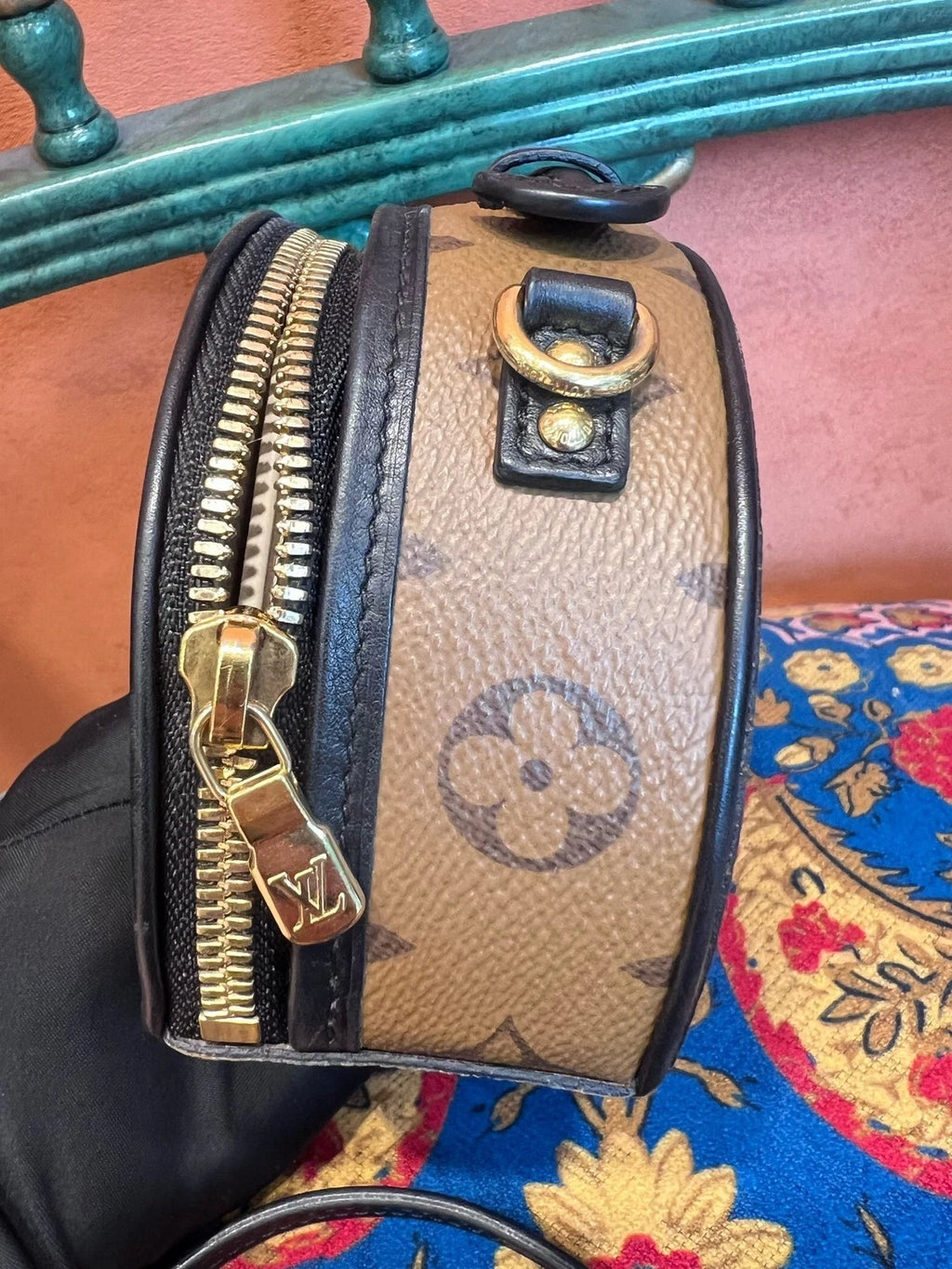 Louis Vuitton Mini Color-block Hard Round Crossbody Bag For Women