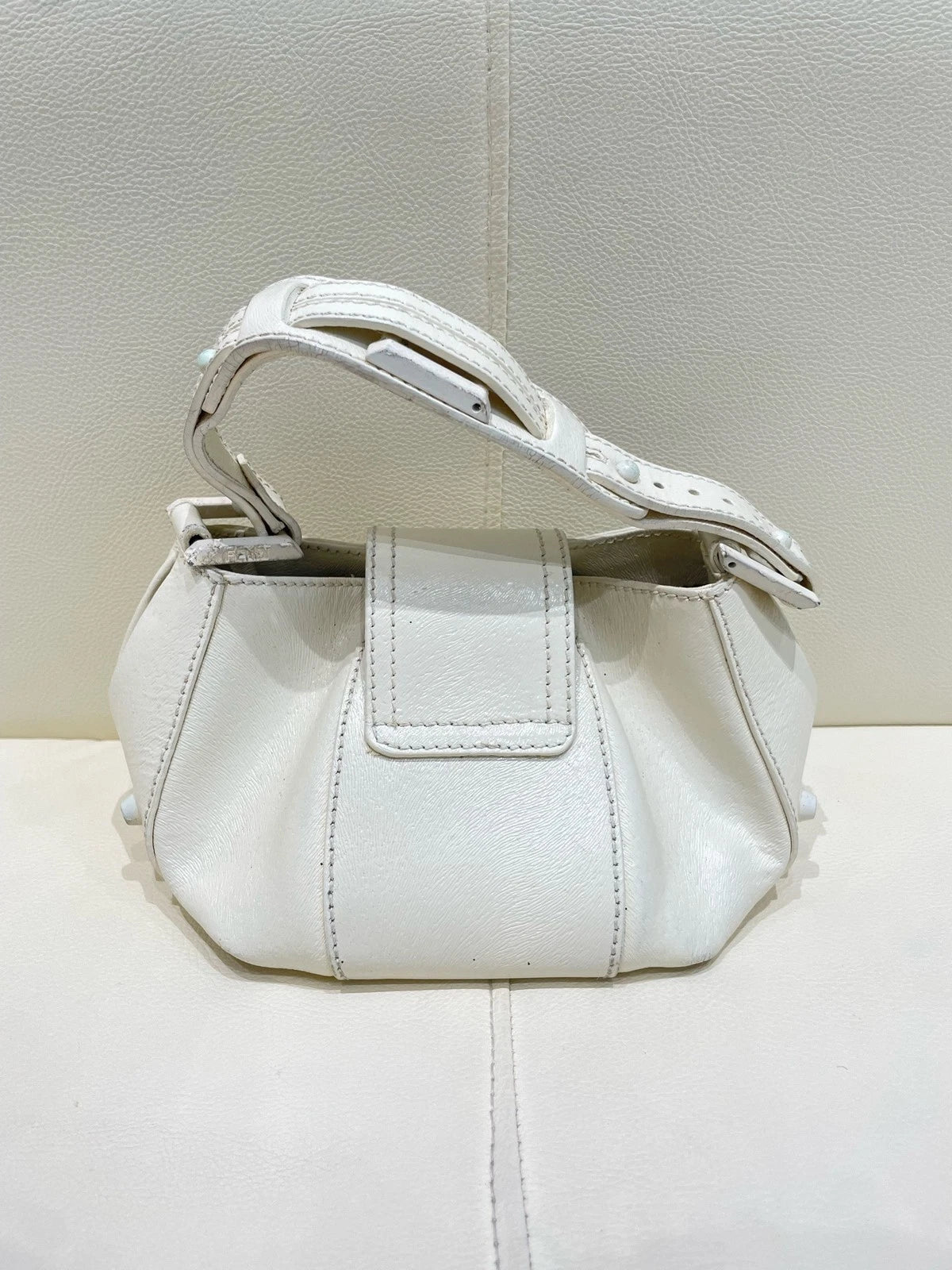 Fendi White Handbag Shoulder Bag White For Women