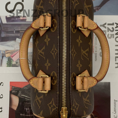 Louis Vuitton Speedy Monogram Handbag Golden Brown - Women's Classic