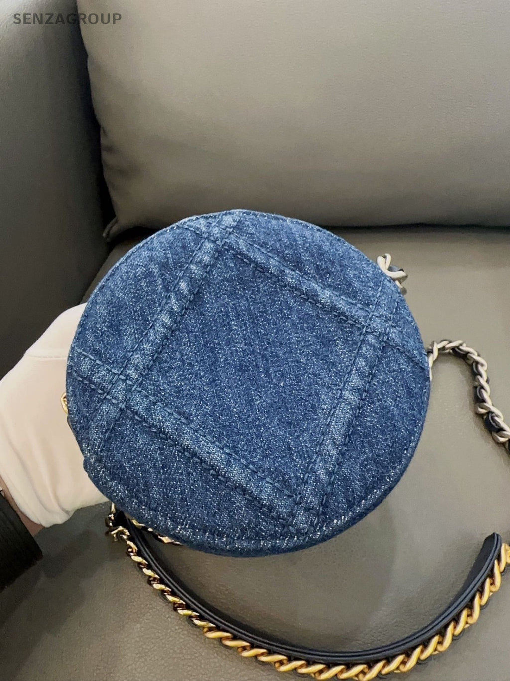 CHANEL CoCo Mark31 Denim Chain Shoulder bag Crossbody Women Blue Classic