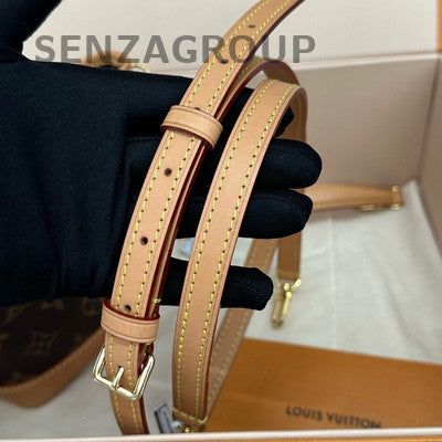 Louis Vuitton Nano Noe Monogram Mini Bucket Bag Brown Women's Classic
