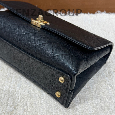 Chanel Quilted Black Gold Chain Shoulder Crossbody Bag Women Classic Fashion
