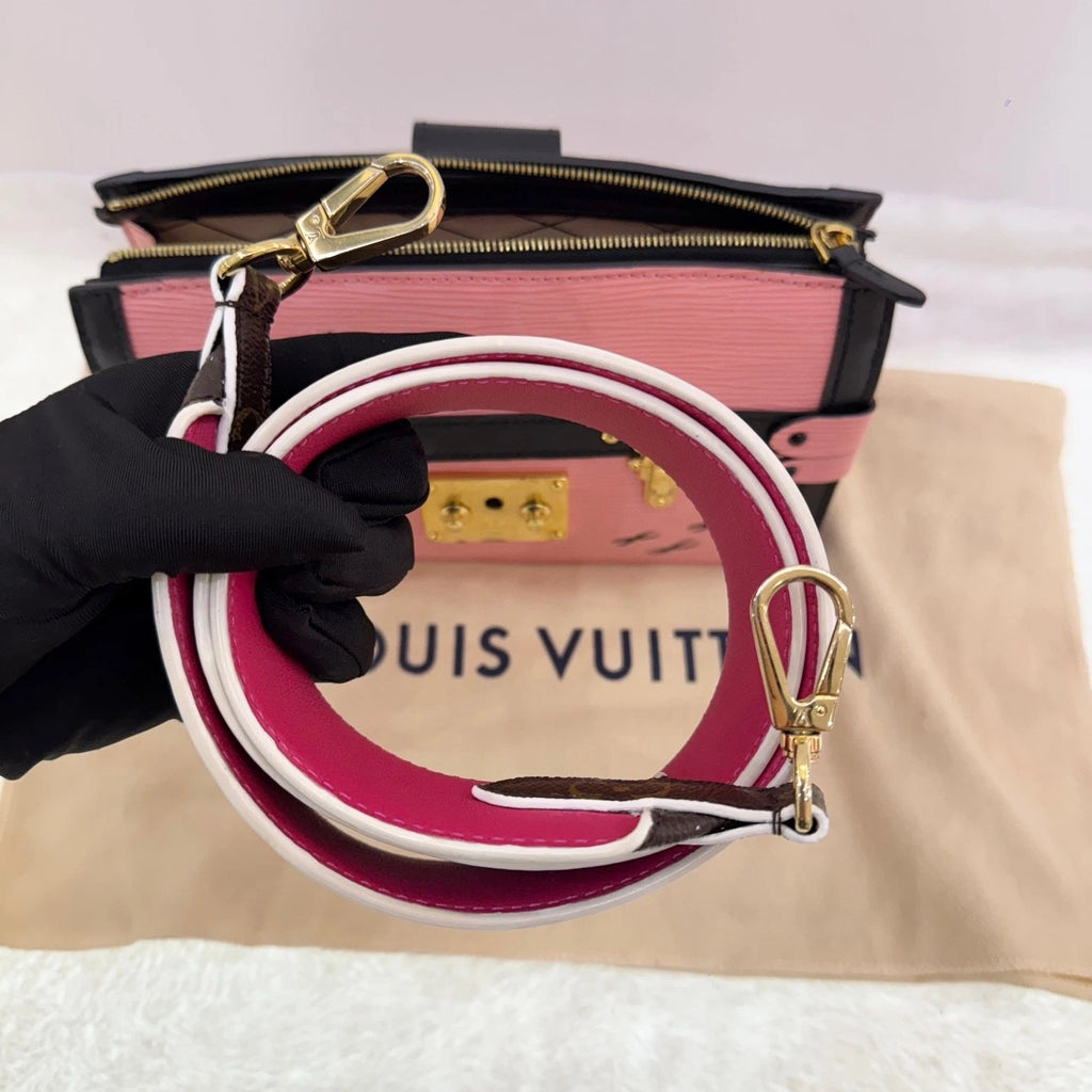 Louis Vuitton Pink Epi Trunk Clutch For Women