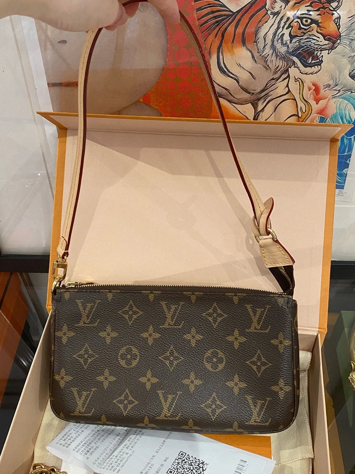 Louis Vuitton Large Mahjong Bag Women Shoulder Crossbody Bag