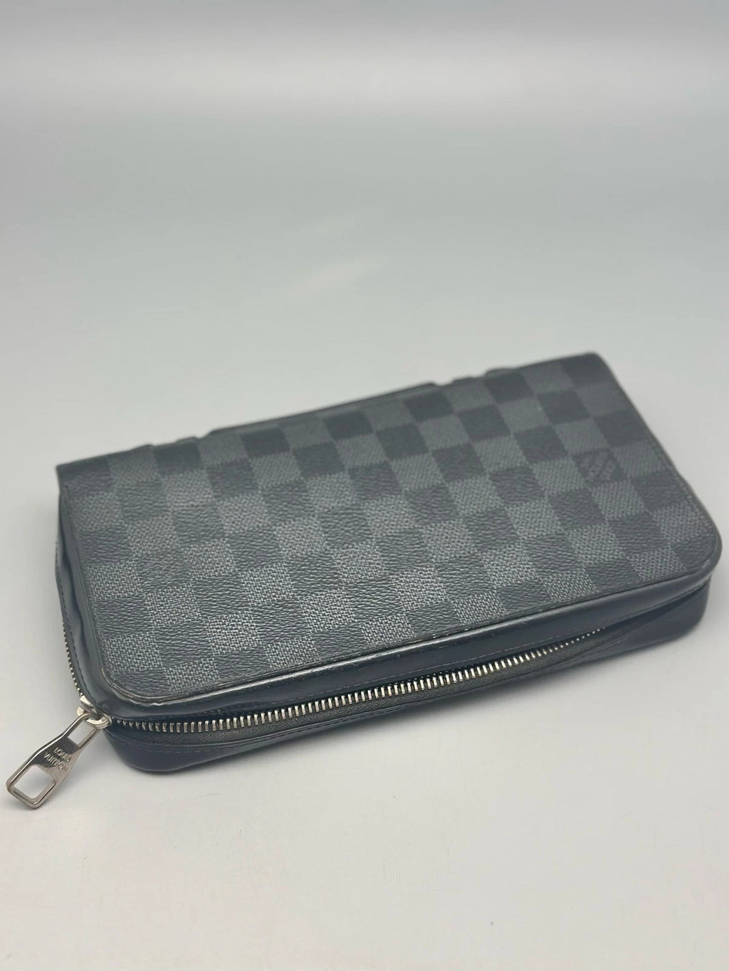 Louis Vuitton Canvas Damier Clutch Wallet Women Classic
