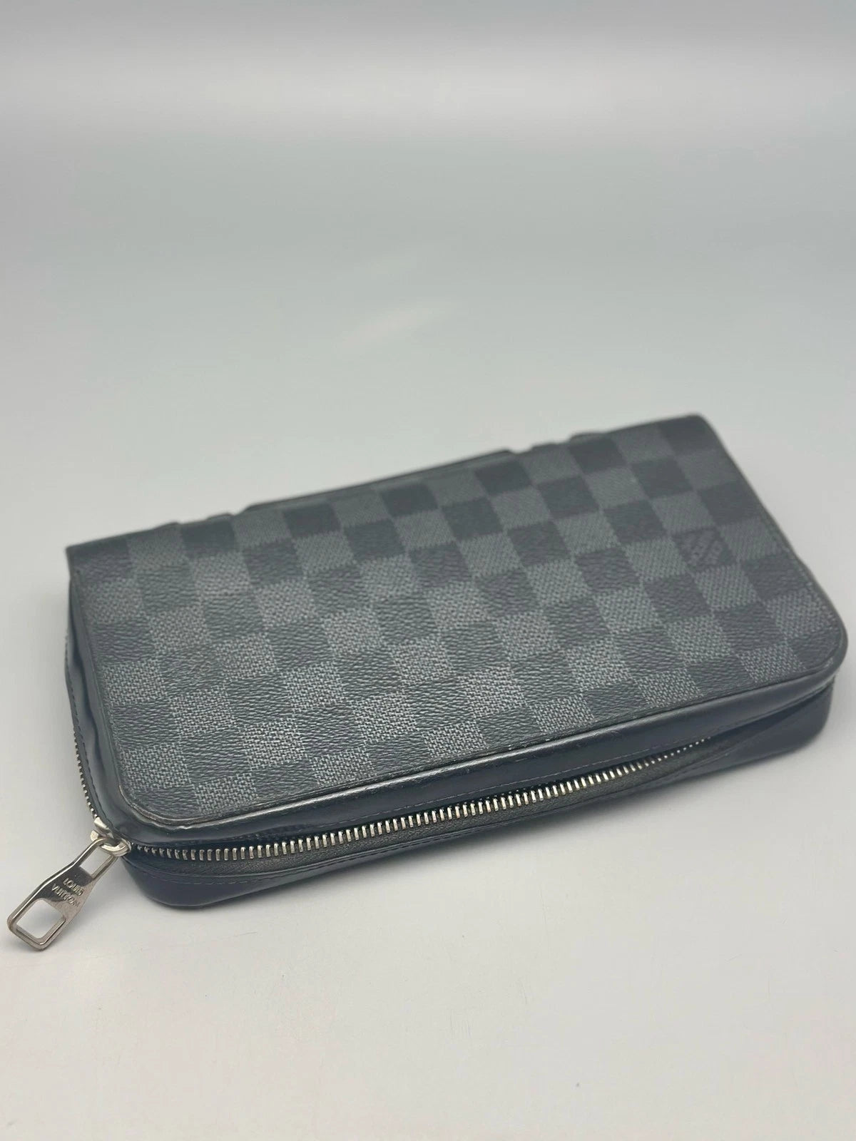 Louis Vuitton Canvas Damier Clutch Wallet Women Classic