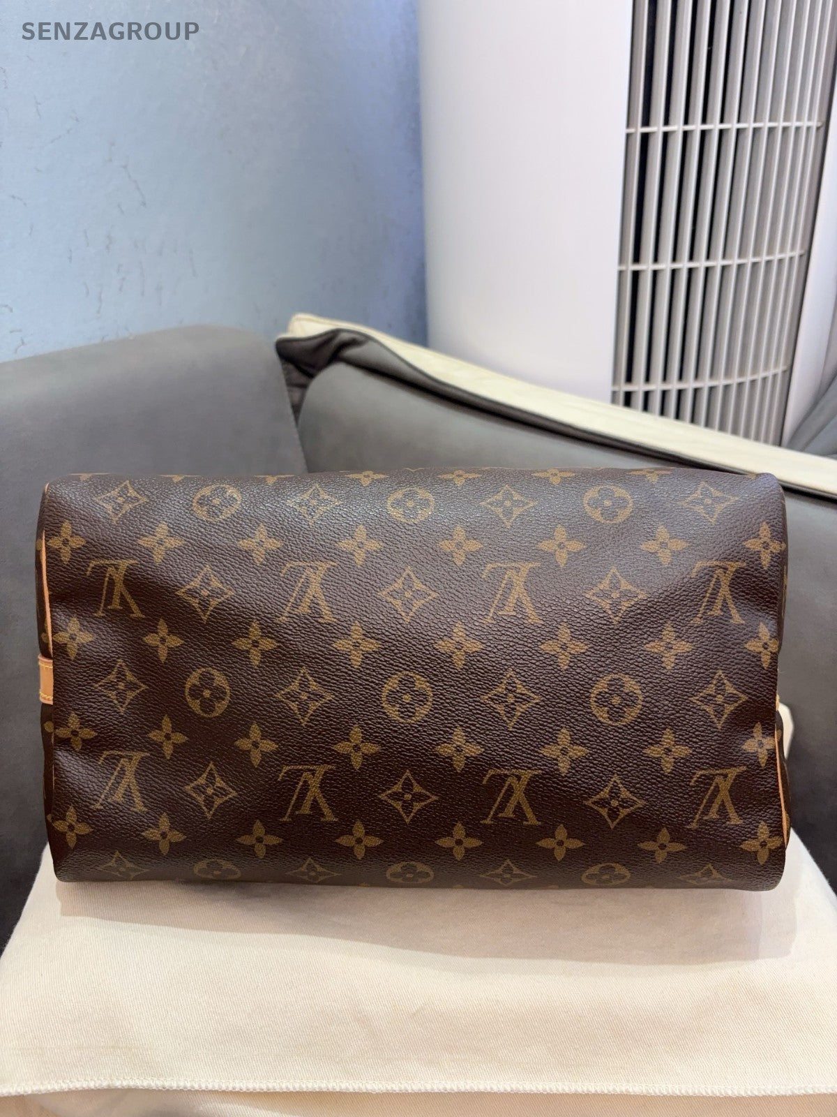 Louis Vuitton Speedy30 Monogram 2way Shoulder Handbag Brown Canves Women
