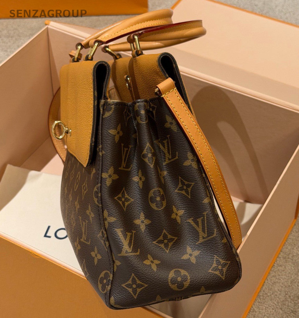 Louis Vuitton Venus Monogram Top Handle Bag Shoulder Bag Brown Gold Women