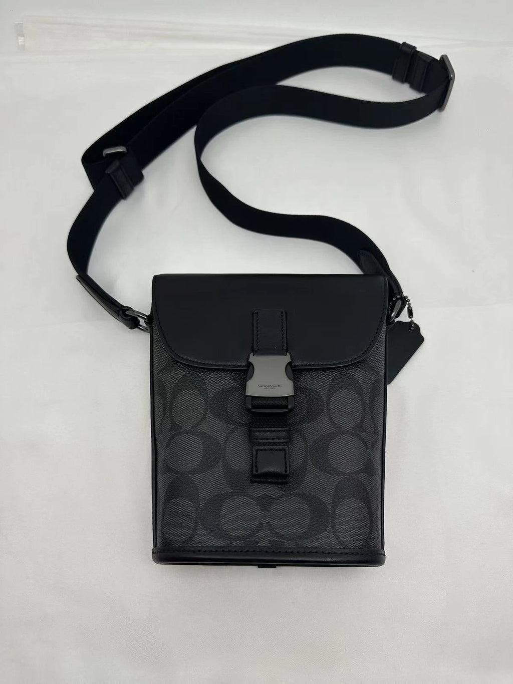 Coach Women Leather Small French Fry Crossbody Bag