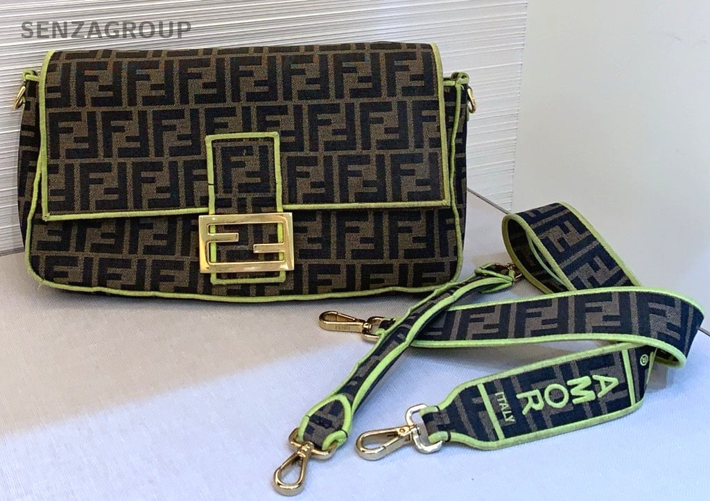 Fendi Classic Logo Limited Edition Shoulder bag Crossbody Women Brown