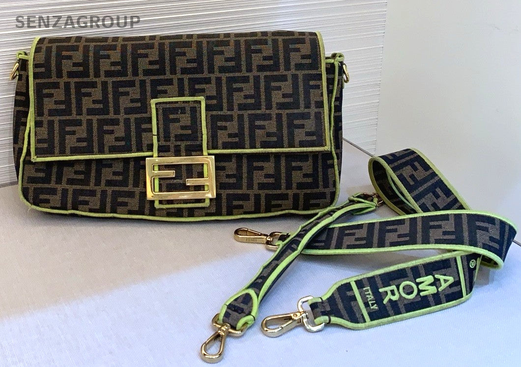 Fendi Classic Logo Limited Edition Shoulder bag Crossbody Women Brown