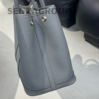 Hermès Garden Party 30 Tote Bag Grey Silver Hardware Leather Women's Classic