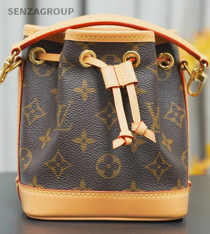 Louis Vuitton M81266 Monogram Coated Canvas Nano Noe Crossbody Bag
