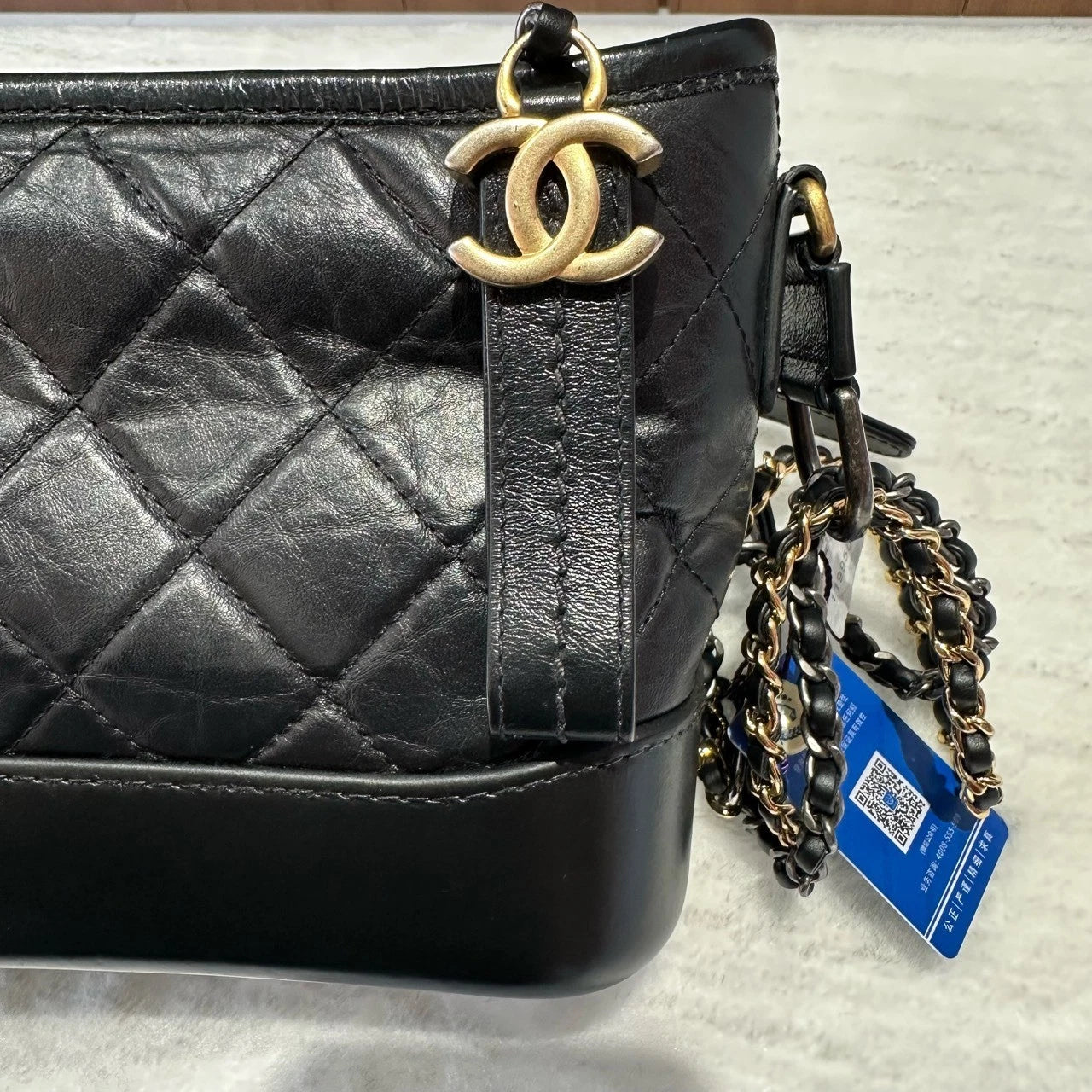 CHANEL Black Calfskin Small Shoulder Bag For Women