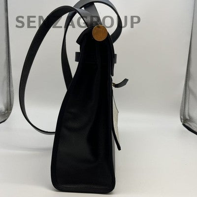 Hermès Herbag Black Gold Hardware Handbag Shoulder Bag Women's Classic