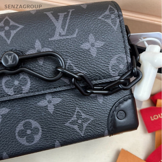 Louis Vuitton Steamer Box Bag Unisex Shoulder Crossbody Classic
