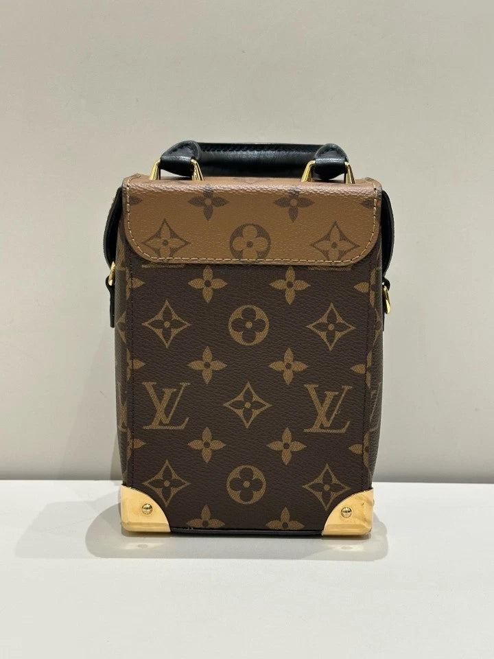 Louis Vuitton Canvas Camera Box Top Handle Bag For Women