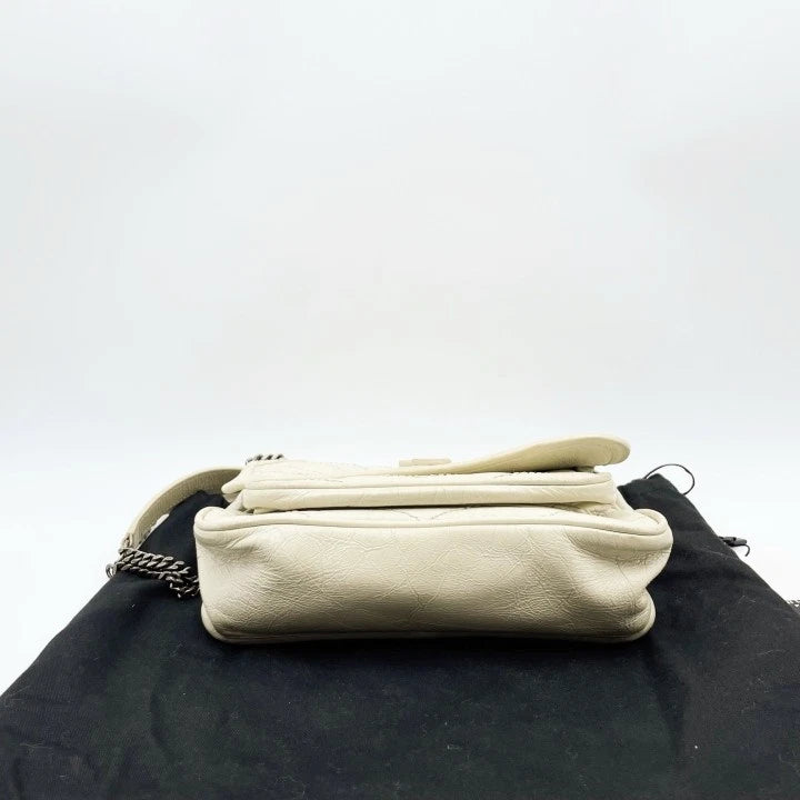 Saint Laurent Niki White Shoulder Bag Excellent