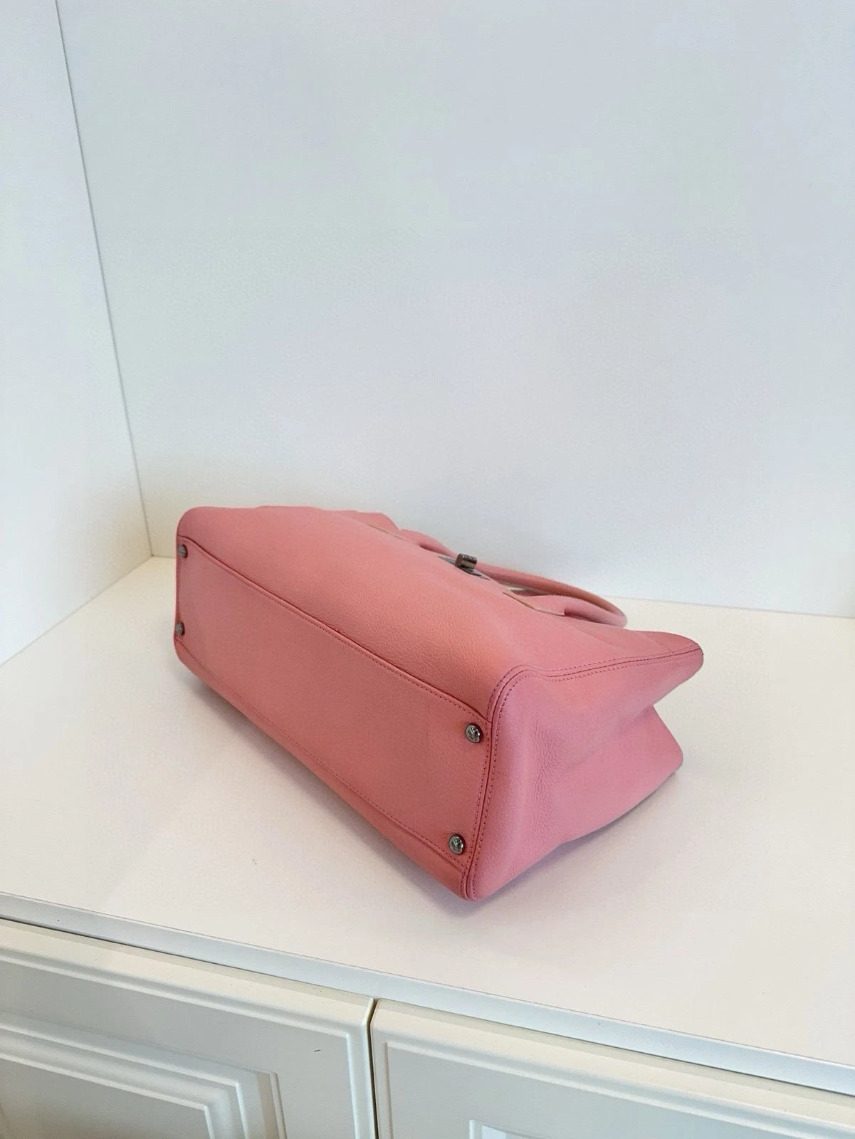 Chanel 2.55 Cerf Pink Leather Tote Bag Excellent