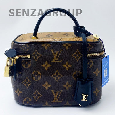 Louis Vuitton Monogram Vanity Bag in Caramel with Gold Chain Strap